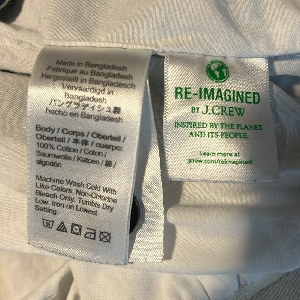 J Crew Blue White Shorts Mens M - Picture 5 of 6